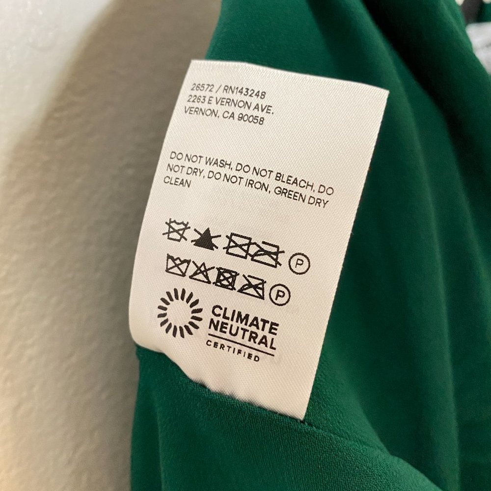 Reformation Juliette Dress in Emerald - Picture 12 of 12